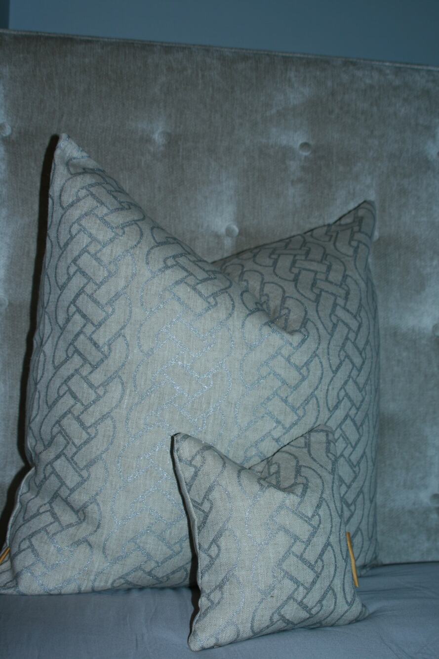 State of Grace "DIPLOMACY" Decorative Pillow Cover 18" X 18"